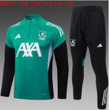 Chándal Liverpool 2025/26 (Green with Black) - NIÑOS